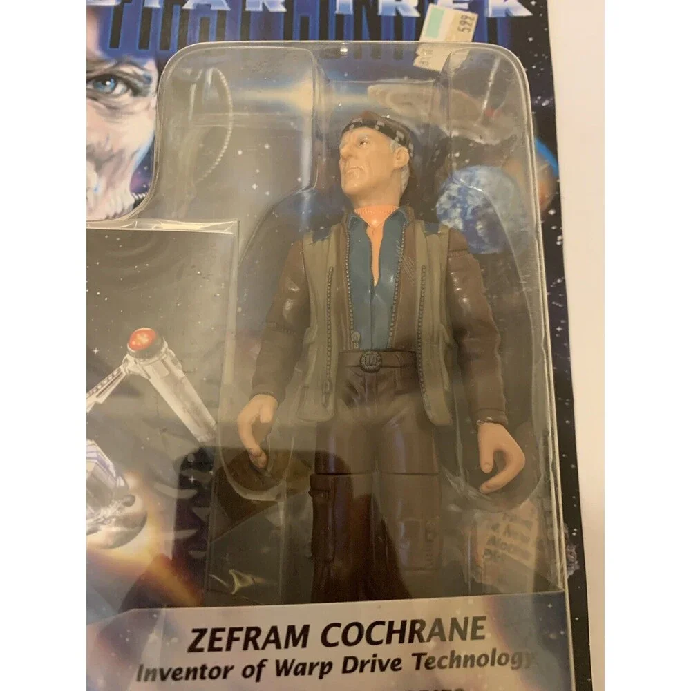 Playmates Star Trek First Contact Zefram Cochrane Action Figure NEW